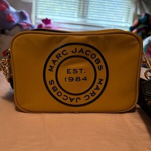 Marc Jacobs Yellow Belt Bag with Black Logo